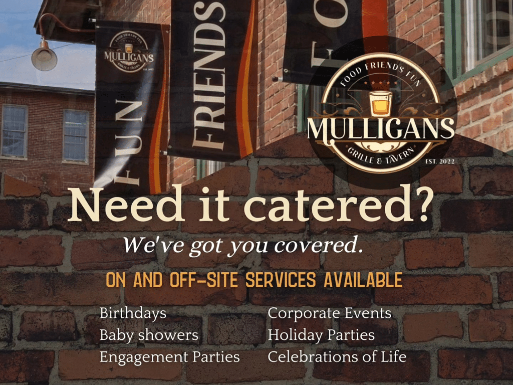 New Hartford CT, Mulligans Grille and Tavern, Catering